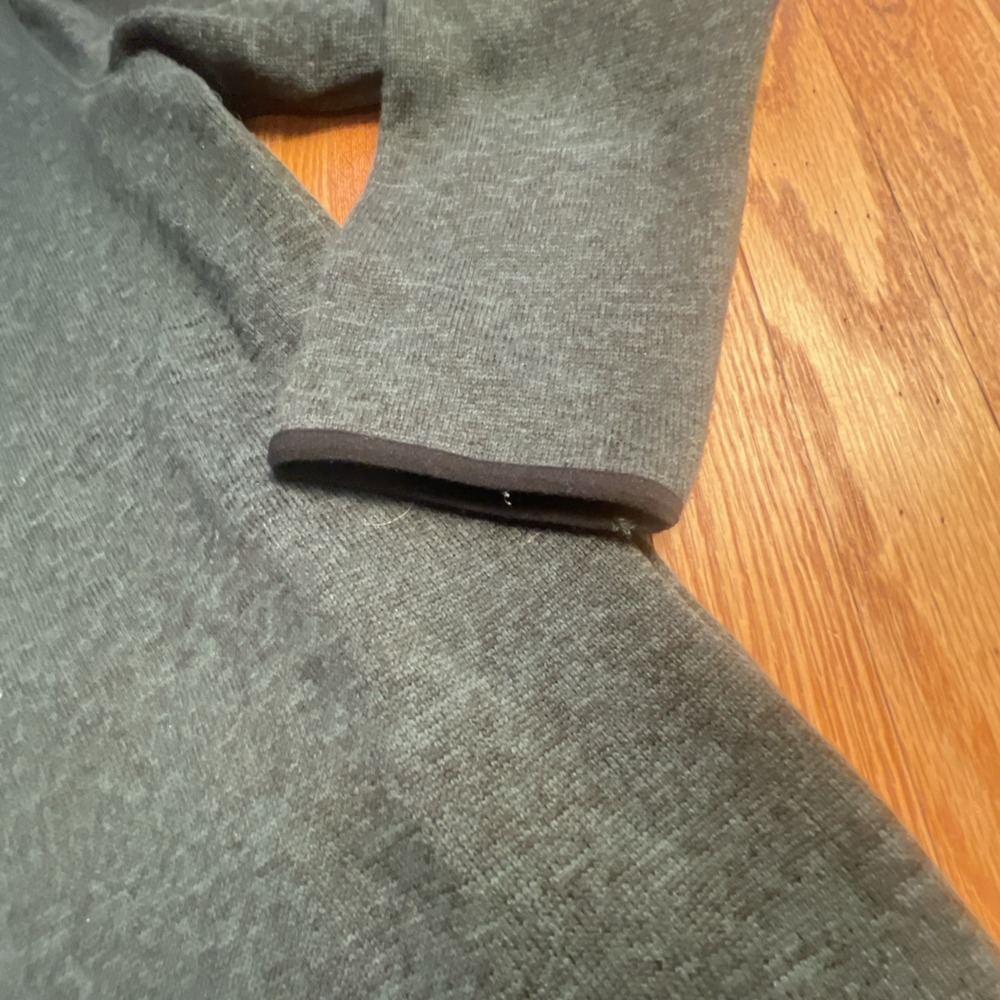 Eddie Bauer Men's Large 1/4 Zip Sweater Fleece Pullover Heather Sycamore Large - Picture 9 of 9